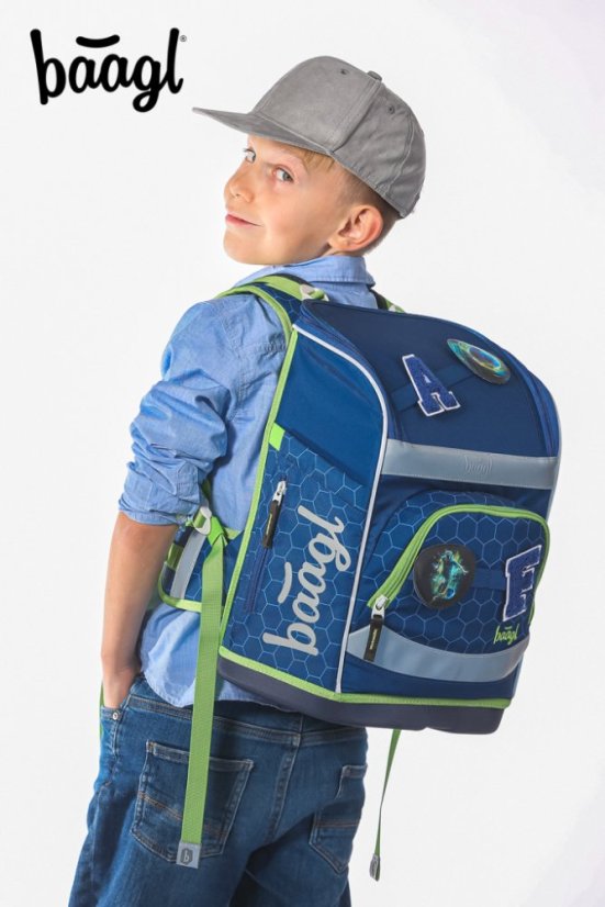 BAAGL Školská aktovka Zippy Plus Futbalová lopta - Baagl