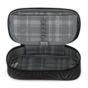 Bagmaster ZIPSTER 25 A studentský set – černý s bílými květy - Bagmaster