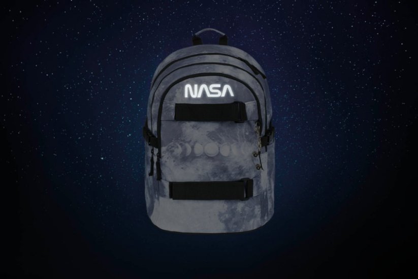BAAGL Školní batoh Skate NASA Grey - Baagl