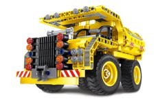Stavebnice iM.MASTER 2v1 stavební auto/letadlo plast 361 dílků