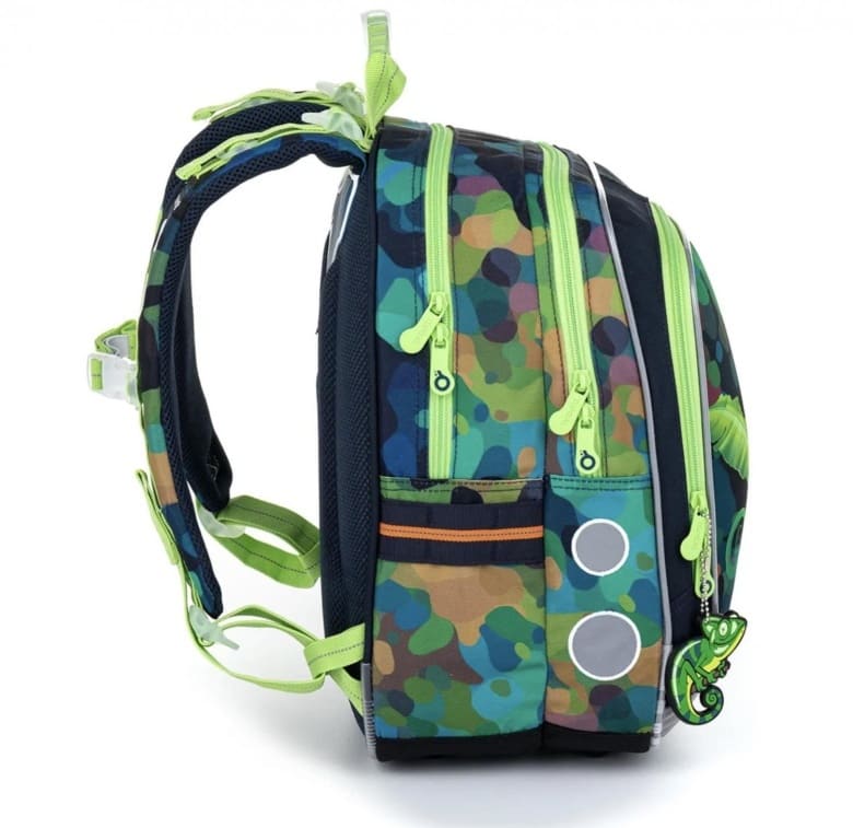 Školní batoh v setu Topgal s chameleony ENDY 22055 SET SMALL