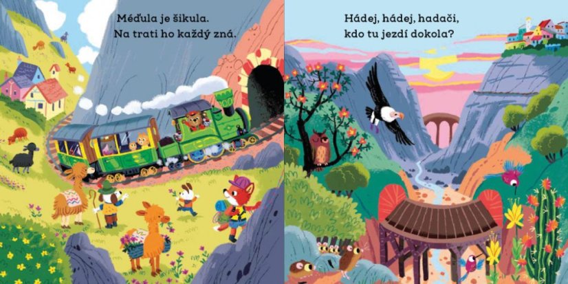 MÉĎULA ŠIKULA STROJVEDOUCÍM – Obrázky s pohyblivými prvky - Baagl