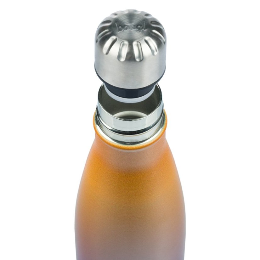 BAAGL Termofľaša s kovovým viečkom Gradient žlto-fialová, 500 ml - Baagl