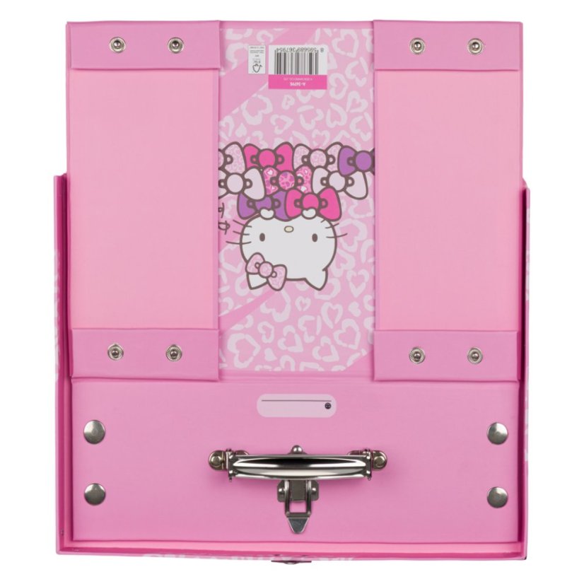 BAAGL Skládací školní kufřík Hello Kitty Sweet Leopard s kováním - Baagl