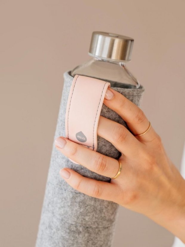 Láhev na pití Equa Mismatch Pink Breeze 750 ml s plstěným obalem