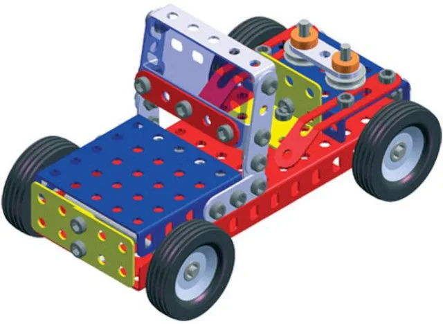 Stavebnice Merkur 016 Buggy 10 modelů 205 ks