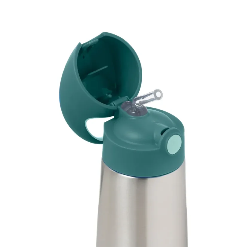 B.Box termoska na pití s brčkem 350 ml – Emerald Forest