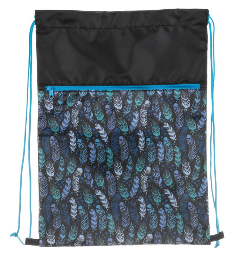 Sáček na cvičky Stil Indian blue