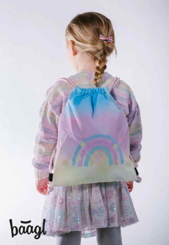 Předškolní sáček Baagl Rainbow