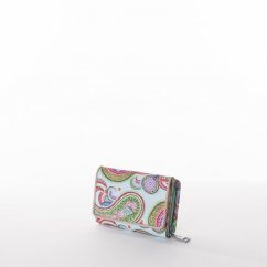 Dámská peněženka Oilily Aqua malá, kolekce Summer paisley