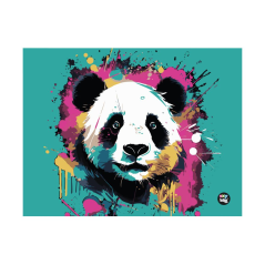 Obrus na výtvarnú výchovu 65x50cm Panda