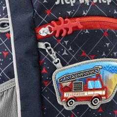 Detský predškolský batoh Step by Step KIGA MAXI, Fire Truck Finn