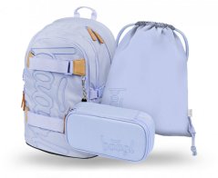 BAAGL 3 SET Skate Lilac: batoh, penál, sáček - Baagl
