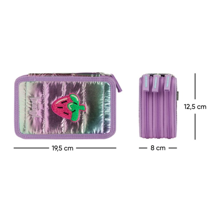BAAGL Školní penál třípatrový Lavender - Baagl