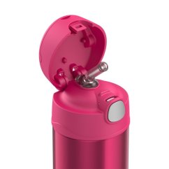 Detská termoska Funtainer so slamkou 355 ml - ružová