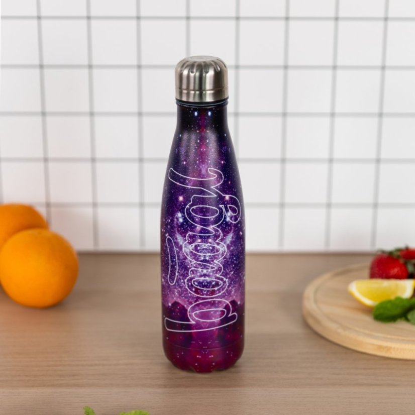 BAAGL Termoláhev s kovovým víčkem Galaxy, 500 ml - Baagl