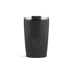 Termohrnček z nehrdzavejúcej ocele COOL BOTTLES Mono Black 330ml