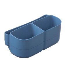 b.box Silikonový bento organizér do středního boxu Modrý