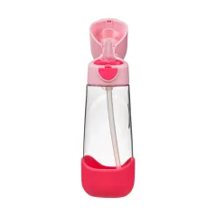 B.Box láhev na pití s brčkem 600 ml – Flamingo Fizz