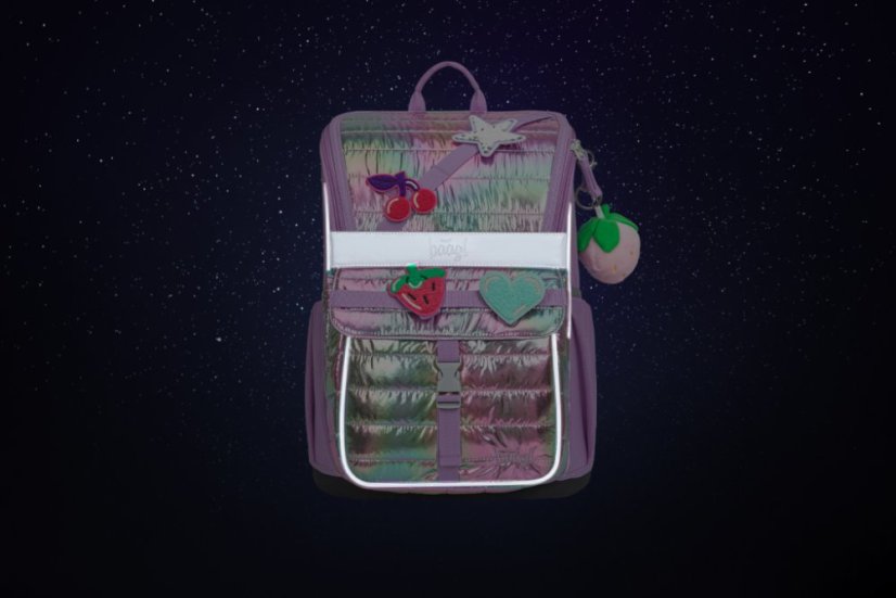 BAAGL SET 5 Zippy Lavender: aktovka, penál, sáček, zástěra, peněženka - Baagl