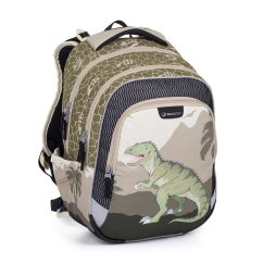 Školský batoh pre prváčika Bagmaster LUMI 24 C Dinosaurus