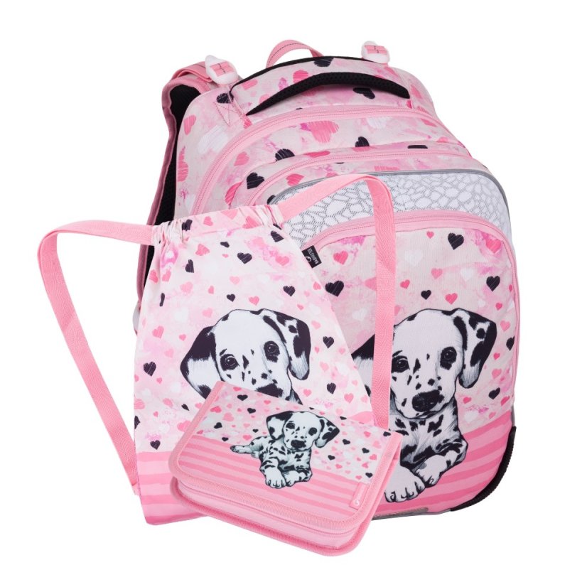 Bagmaster BETA 24 A malý školní set pro prvňáčky – dalmatin - Bagmaster