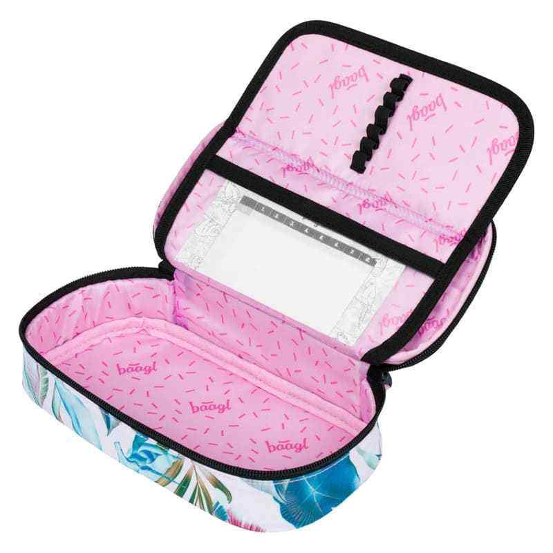 Školní batoh v setu Baagl Skate Leafs - 3 díly