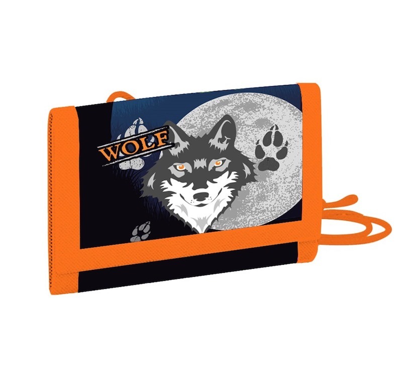 Dětská textilní peněženka Oxybag Vlk