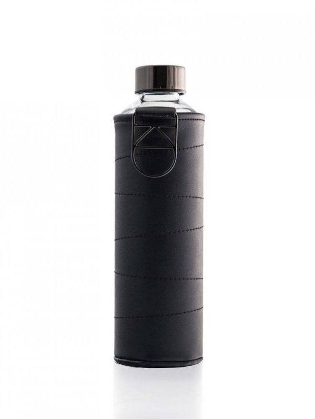 Láhev na pití Equa Mismatch Graphite 750 ml s obalem z umělé kůže