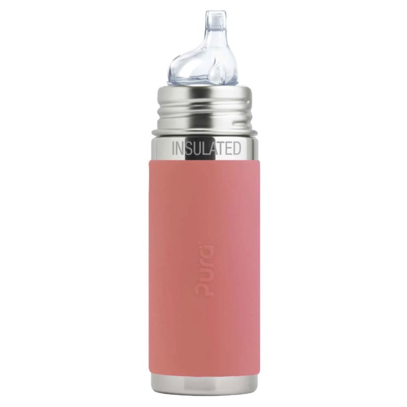 Dětská termolahev Pura s náustkem 260 ml - Rose