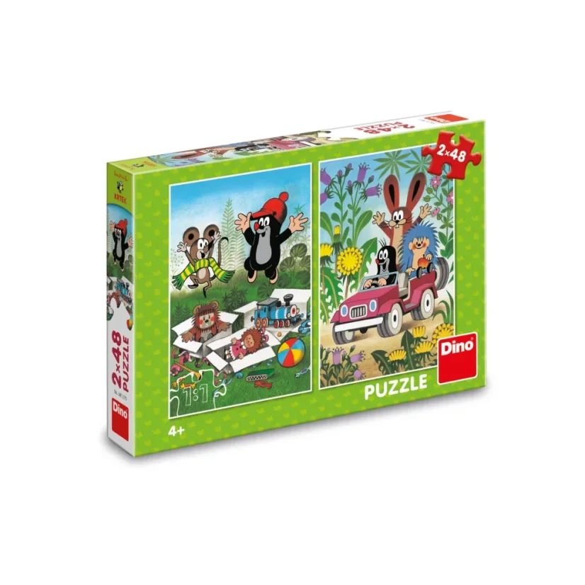 Puzzle Krtek se Raduje 2x48 dílků