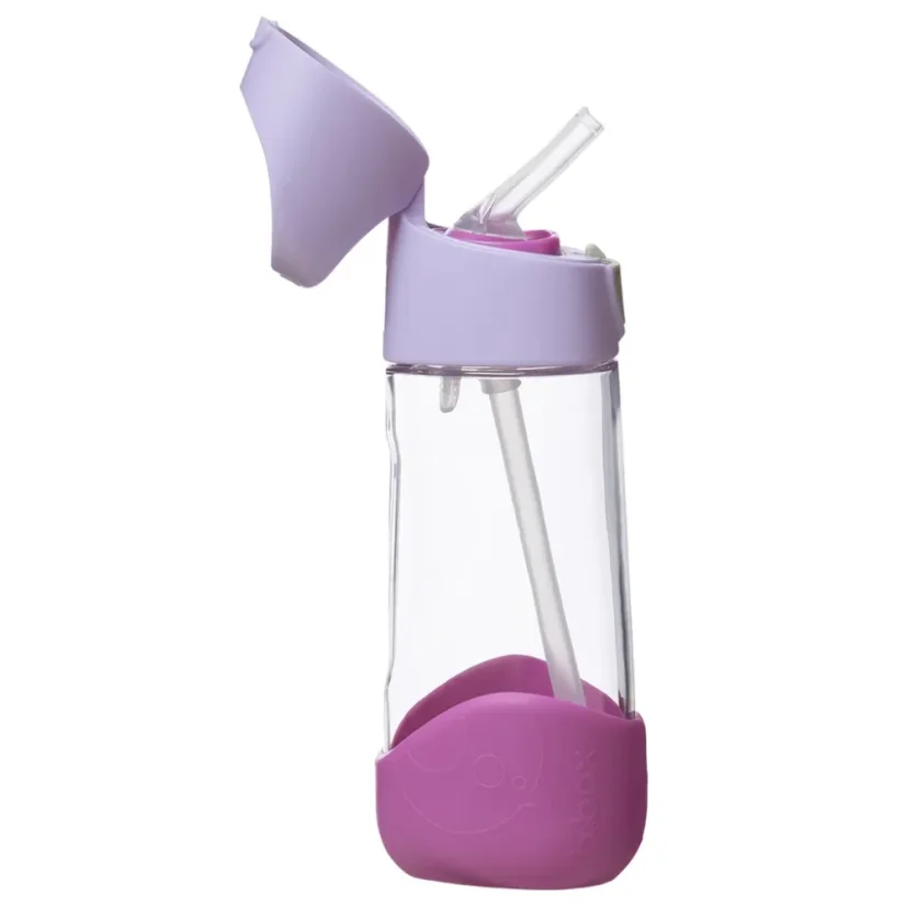 B.Box fľaša na pitie so slamkou 450 ml – Sugar Plum