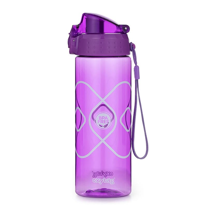 Láhev na pití Oxybag OXY CLiCK 600 ml fialová
