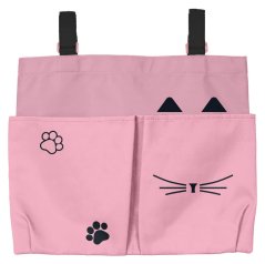 Vreckár na lavicu Cat lady