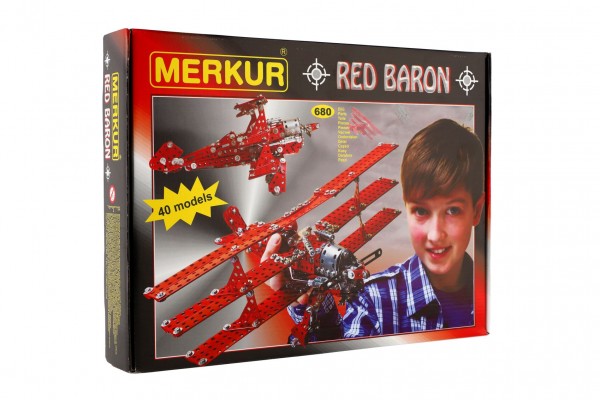 Stavebnice MERKUR Red Baron 40 modelů 680ks