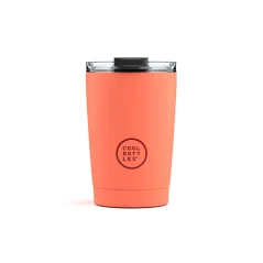Nerezový termohrnek COOL BOTTLES Pastel Coral třívrstvý 330ml