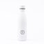 Nerezová termolahev COOL BOTTLES Mono White třívrstvá 500ml