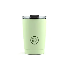 Termohrnček z nehrdzavejúcej ocele COOL BOTTLES Pastelovo zelený 330 ml