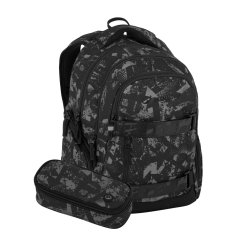 Bagmaster NOMAD 25 B študentský set – čierno-sivý