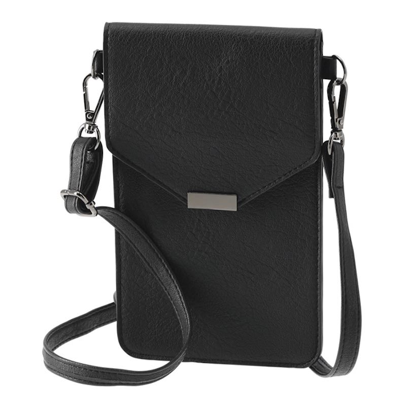 Cross-Body taštička Hama na mobil, univerzální, černá