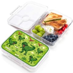 Box na občerstvenie JARLSON BILLI Dinosaurus - 4 priehradky