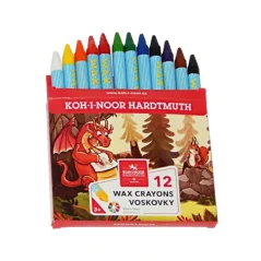 Voskovky Koh-i-Noor – tenké kulaté, 12 ks