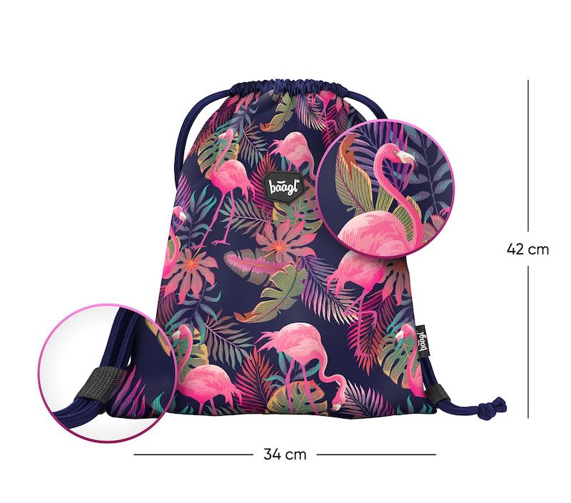 Sáček na obuv Baagl Flamingo