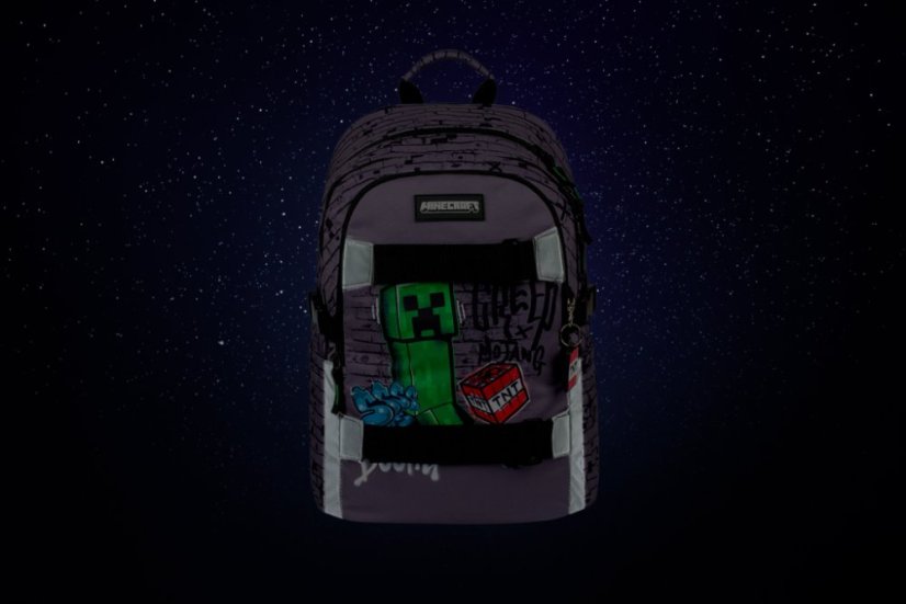 BAAGL SET 3 Skate Minecraft TNT: Batoh, Etue, Sáček - Baagl