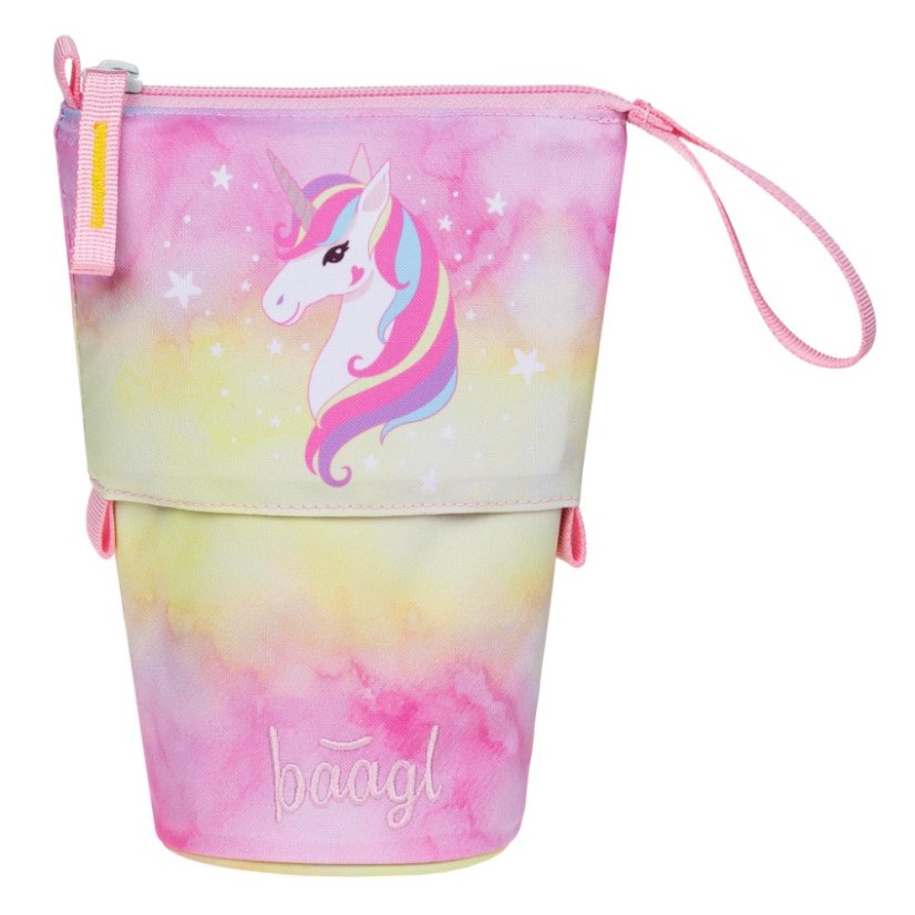 BAAGL Školní penál Pastelkovník Rainbow Unicorn GRS - Baagl