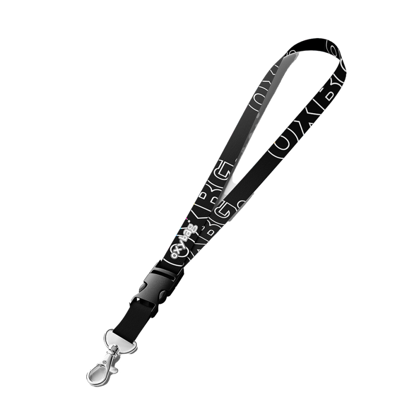 Klíčenka s karabinkou OXY OXBG White - Oxybag (Karton P+P)