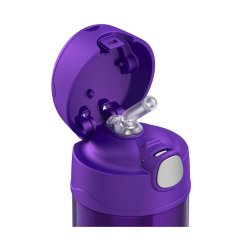 Detská termoska Funtainer so slamkou 355 ml - fialová