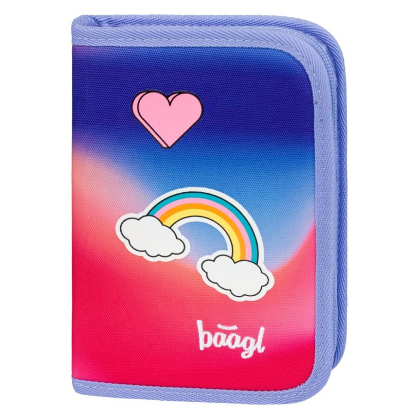 BAAGL 3 SET Airy Hippie: batoh, penál, sáček - Baagl