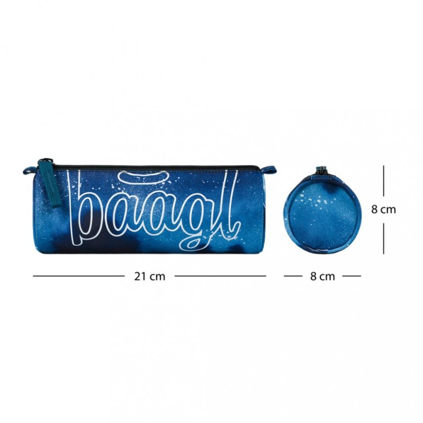 BAAGL Studentské pouzdro Steel - Baagl