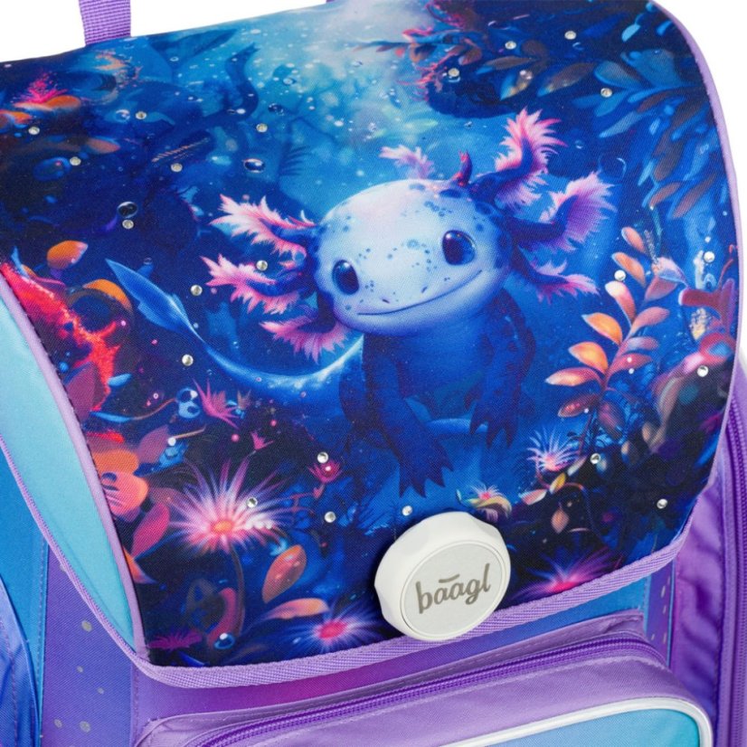 BAAGL Školská aktovka Ergo Axolotl - Baagl